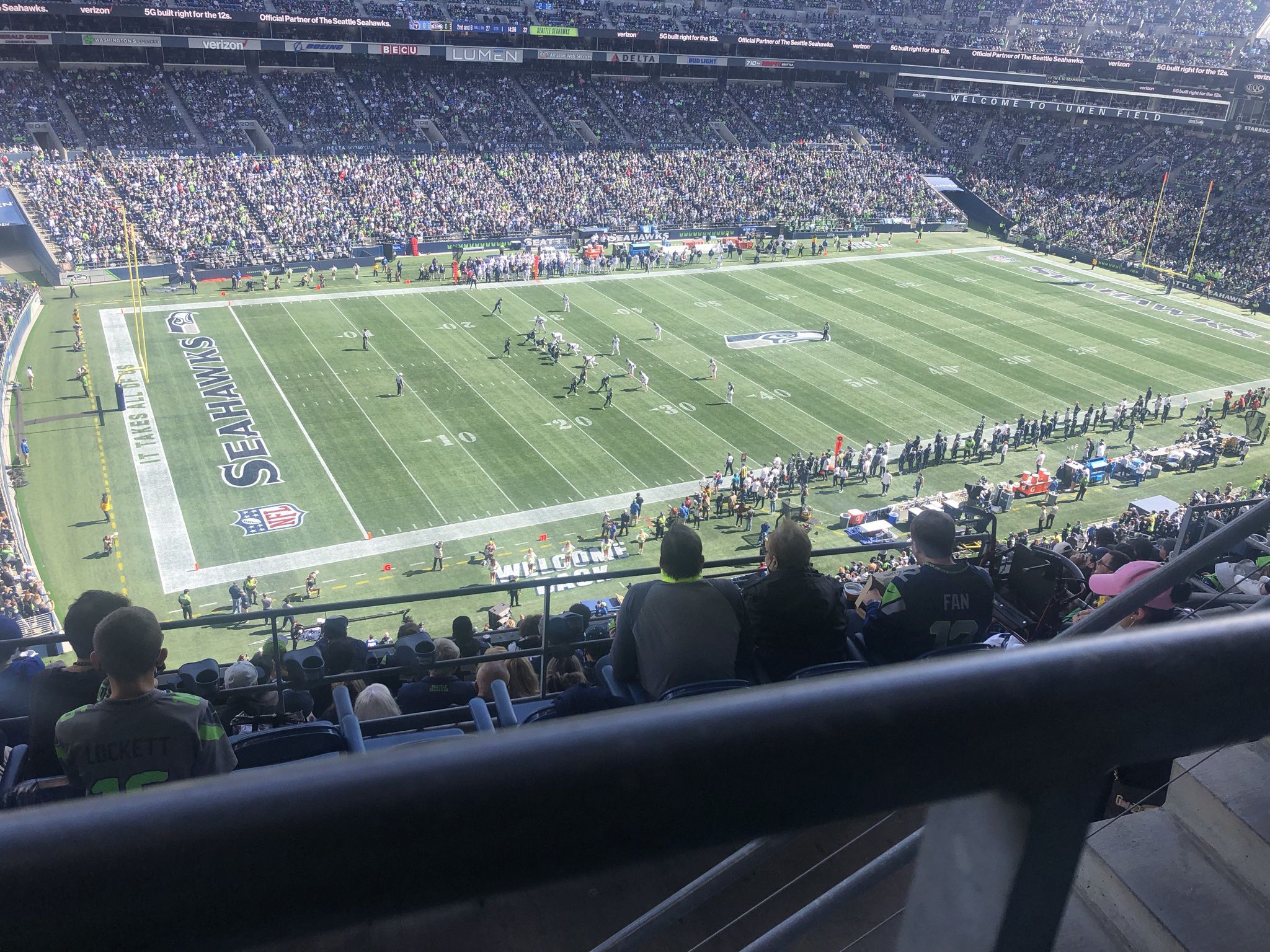 3 Seahawks Tickets vs Detroit Lions— FRONT ROW — LESS THAN FACE VALUE!!!!