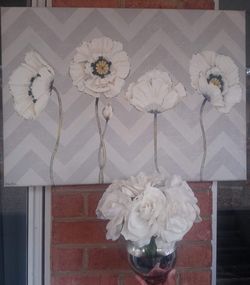 picture and vase living room decoration set