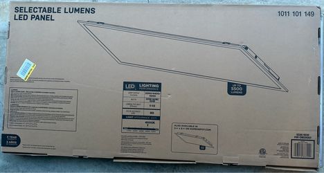 Commercial Electric Selectable Lumens LED Panel