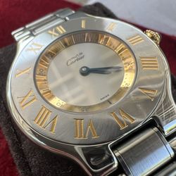 Cartier Luxury Watch Must 21 (Authentic)