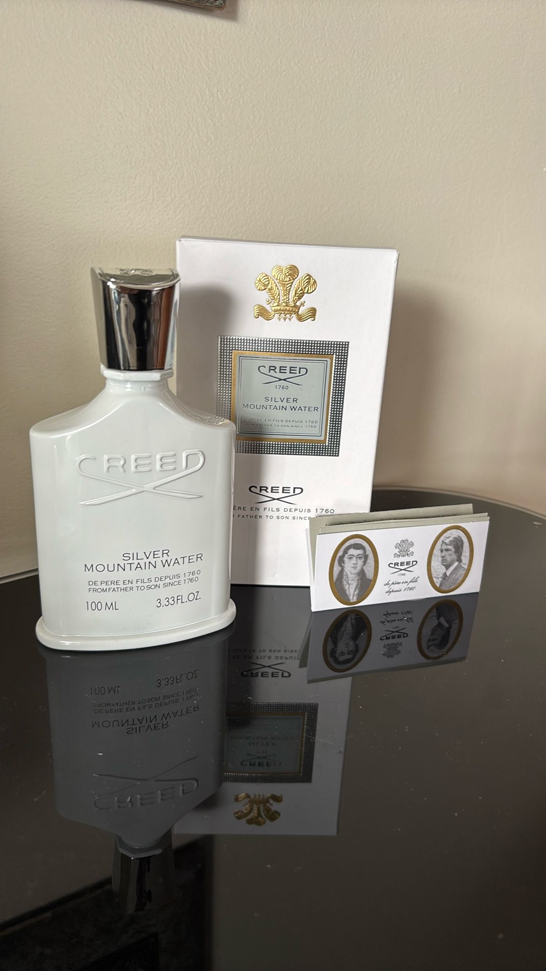 Brand New Creed Silver Mountain Water Cologne 100 Ml