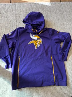 Authentic Nike Onfield Minnesota Vikings adult hoodie size XL, not Jefferson, Peterson, Brady, Favre