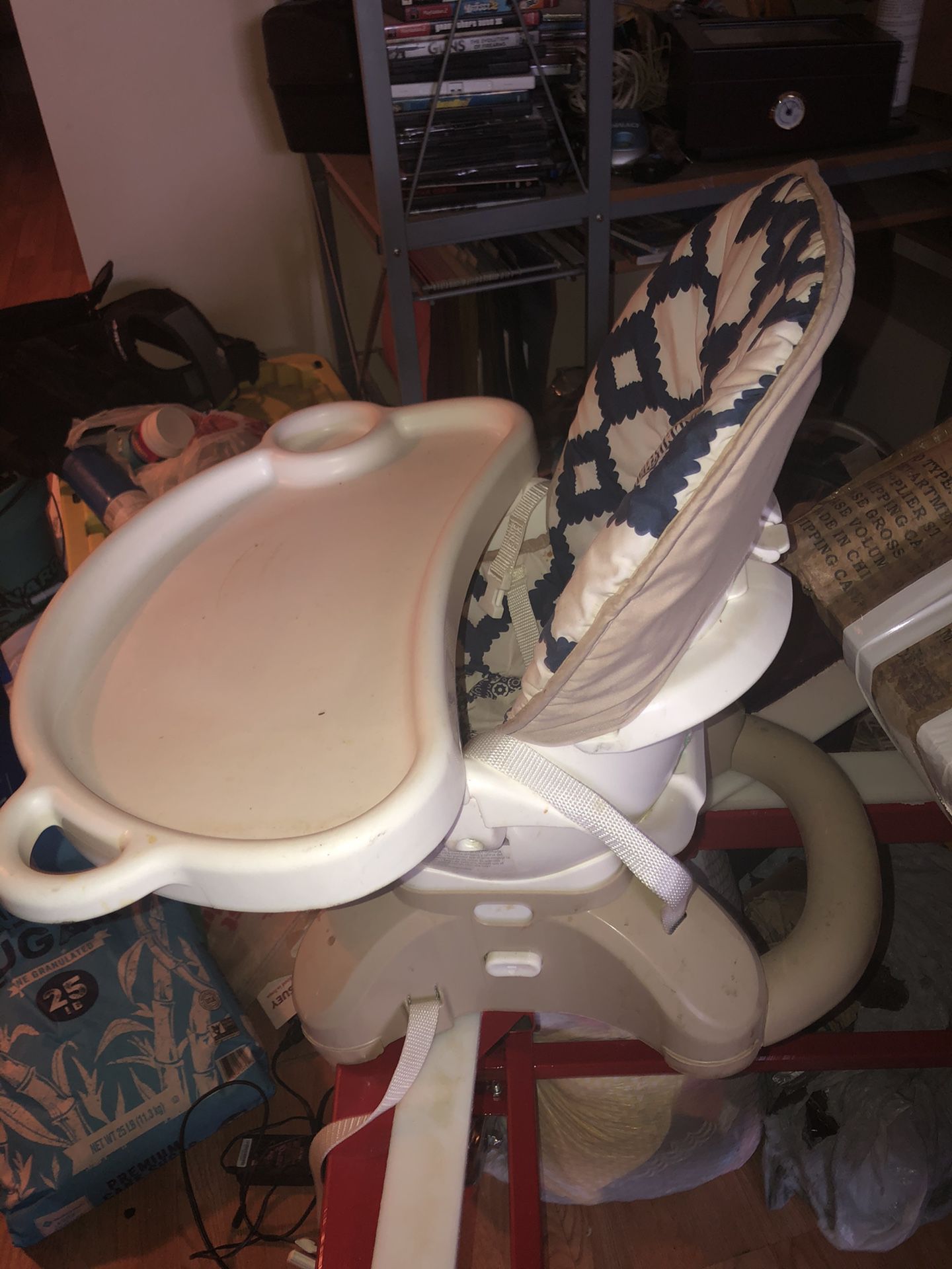 Baby items: Space Saver High Chair, Changing Table, Crib/Toddler bed