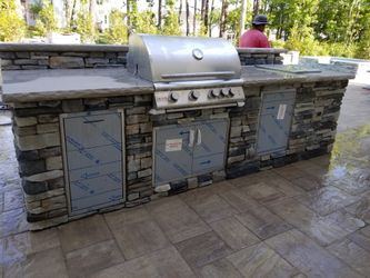 Grill .. stone work