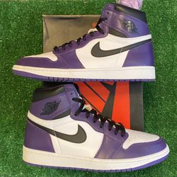 Jordan Court Purple 2.0 size 12 VNDS