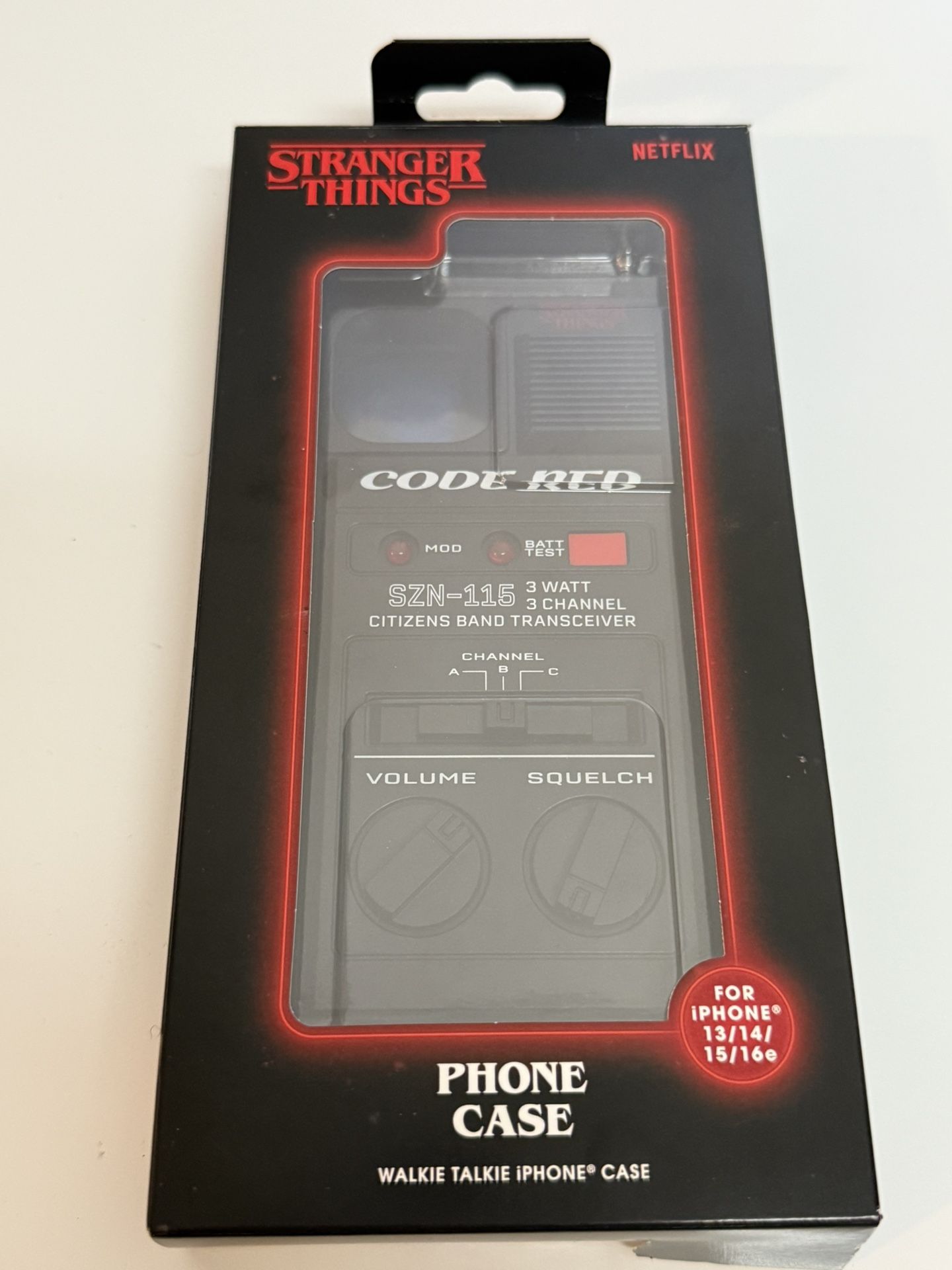 Stranger Things iPhone 16 Case Walkie Talkie Retro TV Show Inspired Cover Gift