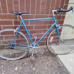 Ice Blue Schwinn LeTour Singlespeed Road Bike W Bullh 