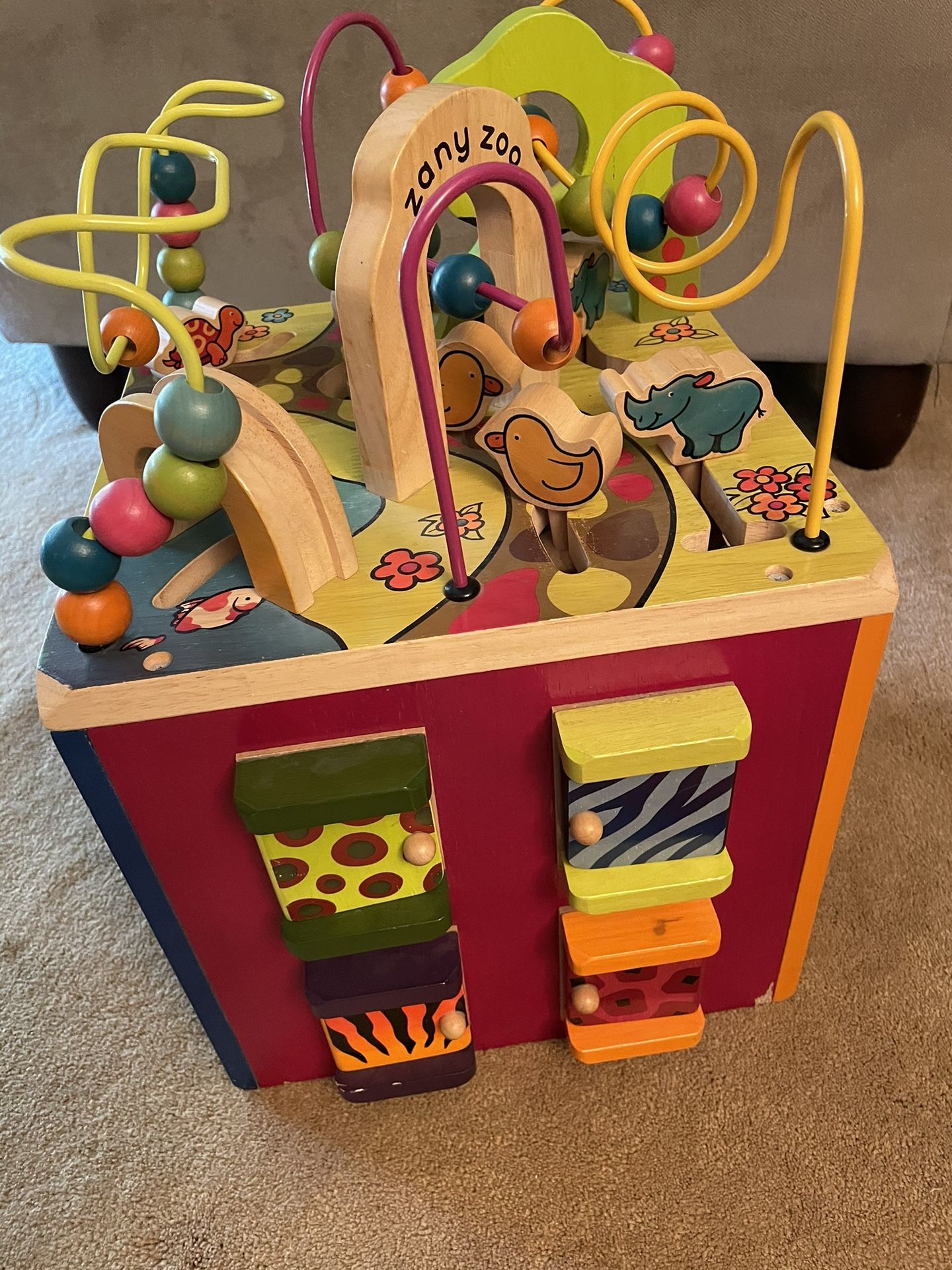 B. Toys Wooden Activity Cube