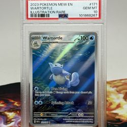 Pokemon 151 Wartortle 171/165 PSA 10