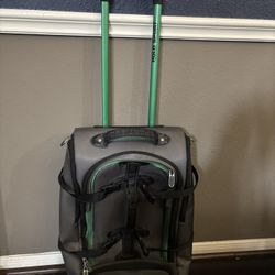 Ralph Lauren Polo Sport 22" Carry-On Rolling Suitcase Bag With Telescopic Handle