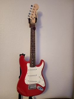 Fender mini squire guitar
