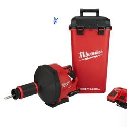 35' Ft  Milwaukee M18 Drain Snake 2772a-21 