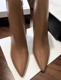 Size 6.5 Nine West Cognac Pointed Toe Ankle Boots