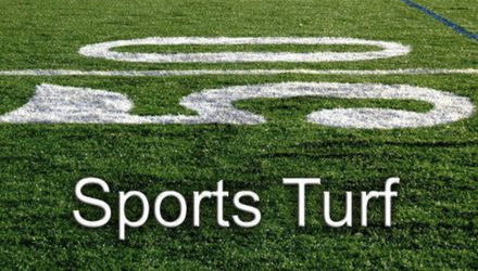 3 rolls of football marked turf. See description