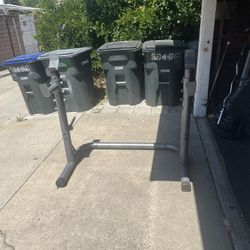 Squat Rack For Weights (no Weights Or Bars Included)