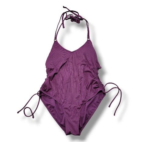 Time And Tru Swimsuit Size XL (16-18) Plus Size Swimwear One Piece Bathing Suit Swimming Swim Summer Beach Pool Measurements In Description