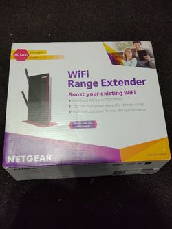 NETGEAR AC1200 Desktop WiFi Range Extender (EX6200)
