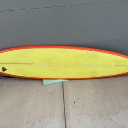 7’10 Glass On Single Diamond Tail Midlength Surfboard