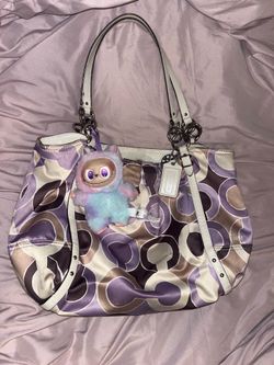 Coach purple purse