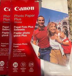 Canon Photo Paper Plus Glossy 8.5x11 – 2 Packs