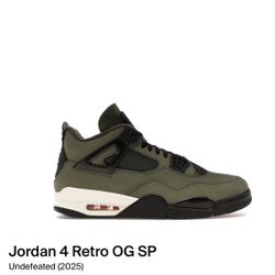 Jordan 4 Undefeated