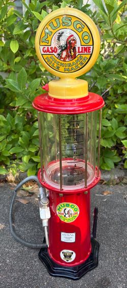 MUSGO Michigan 90s Mile Maker Gasoline Gas Pump Beverage Dispenser