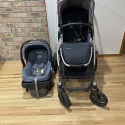 Uppababy Vista Stroller With Car Seat