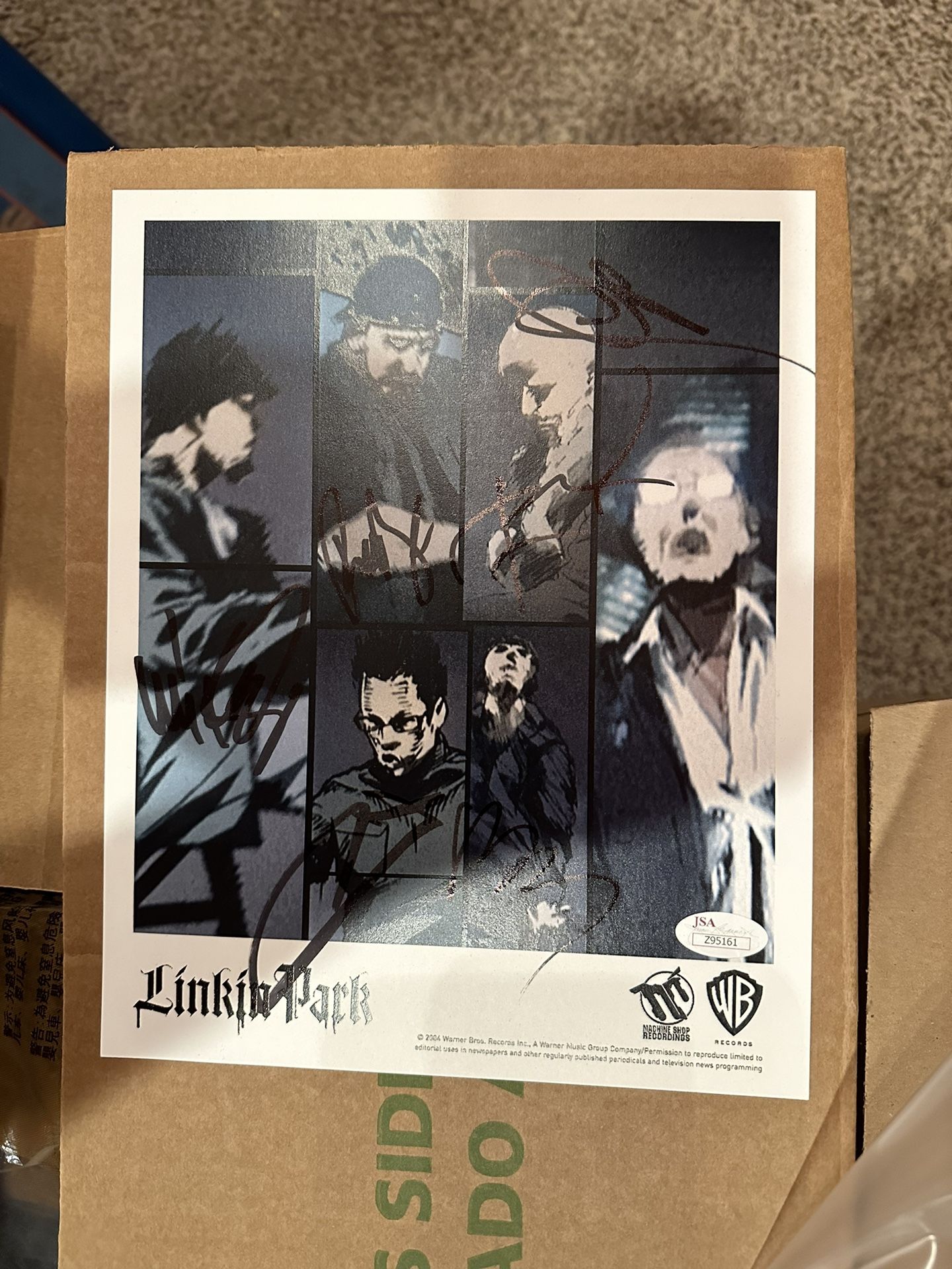 Linkin Park All 6 Members Autographs