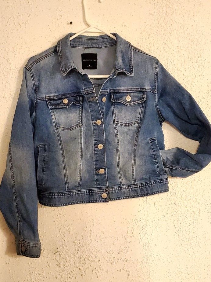 Celebrity PINK Denim / Jean Jacket L