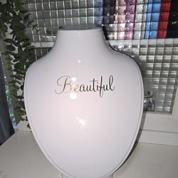 Ceramic Jewelry Display Bust