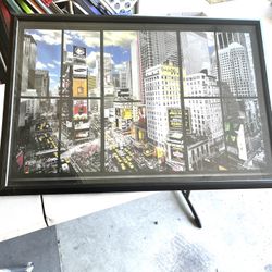 26 X 38 Picture Of New York Frame Included