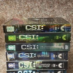 CSI DVD Sets, Season 1-4, 6-8