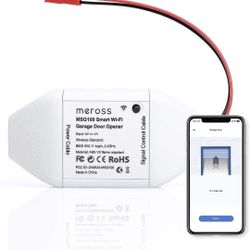 WiFi Garage Door Opener (via App) Meross (Black)