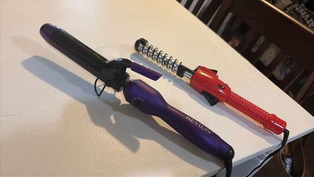 Reckon and Conair curling iron and spiral twist iron