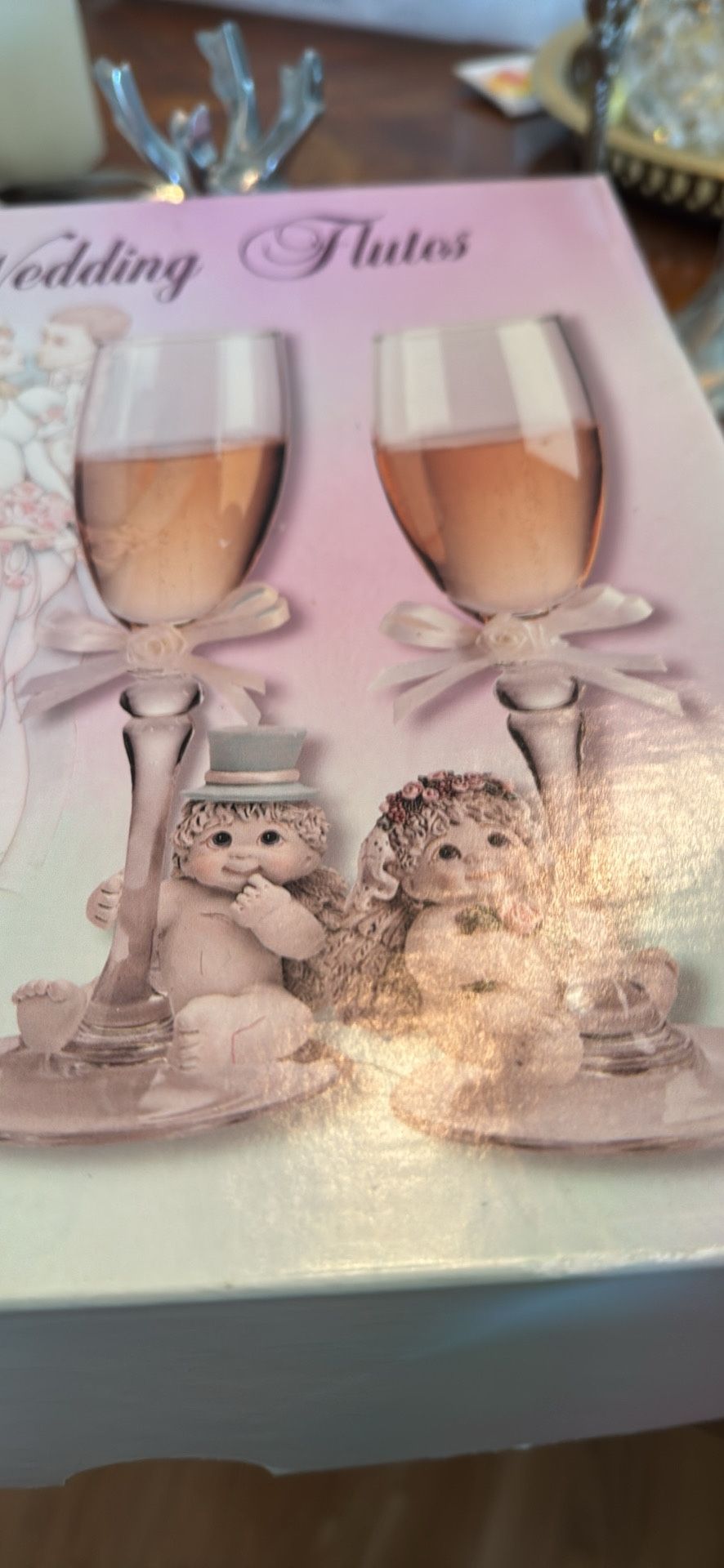 Dreamsicles Wedding flutes New In Box