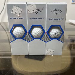 Callaway Supersoft 3pack Golfballs 