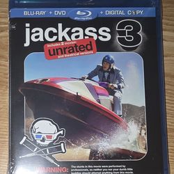 MTV Jackass 3 (Blu-ray, 2010) STILL SEALED & NEW!