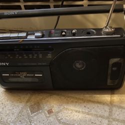 Sony Tv Band Radio, 2 Way Speaker Tv/weather Band 