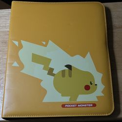  Pikachu Pocket Monster 4-Ring Binder