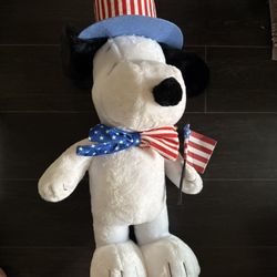 Patriotic Snoopy Standing Plushie