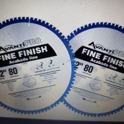 Avanti Pro 12 in. X 80-Tooth Fine Finish Circular Saw Blade (2-Pack)