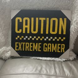 Extreme Gamer Wall Decor Brand New