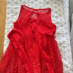 Red Size 12 Child Dress