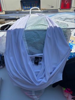 Windsor White Cowl Neck Strappy Top