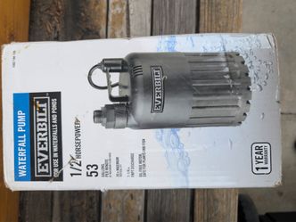 Everbilt 1/2 HP submersible utility pump