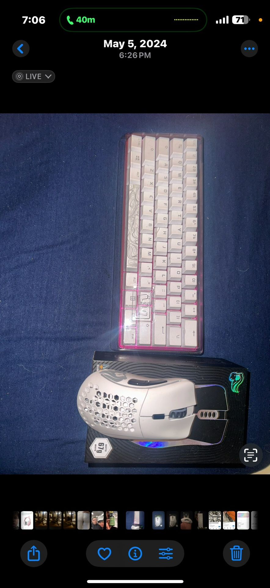 Gaming mouse and Keyboard