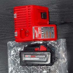 Milwaukee M18 High Output 6.0 Battery with Charger Brand New