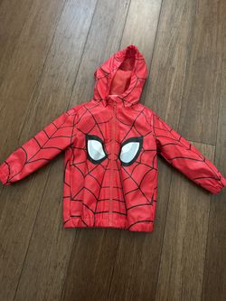 Toddler Marvel Spiderman Raincoat Jacket