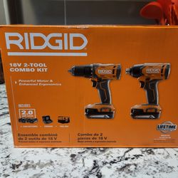 RIDGID 18v 2-tool Combo Kit