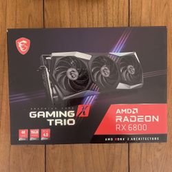 Radeon RX 6800 16gb GPU for Gaming PC Computer